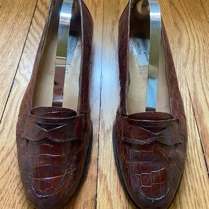 Genuine Crocodile Vintage Loafers